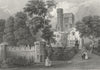 BUILDINGS. St Clare Lord Vernon-Bartlett c1840 old antique print picture