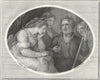 CLASSICS. Ulysses and Penelope 1795 old antique vintage print picture