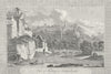 SWITZERLAND. Friburg in. Swiss. Sparrow view river 1810 old antique print