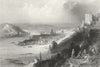 PASSAU. Junction of river Inn Danube. Bartlett 1840 old antique print picture
