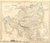 ASIA. Asia c1850 old antique vintage map plan chart