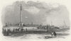 NORFOLK. Yarmouth. Harwood 1840 old antique vintage print picture