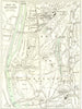 BOIS DE BOULOGNE vintage plan. Paris. WARD LOCK 1965 old vintage map chart