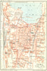 COMO. Vintage town city map plan. Italy 1927 old vintage chart