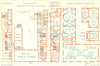 VENICE VENEZIA. Il Palazzo Ducale 1927 old vintage map plan chart