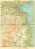 IRELAND. Wicklow District; area of Dublin 1932 old vintage map plan chart