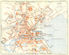 FRANCE. Annecy 1926 old vintage map plan chart