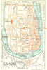 FRANCE. Cahors 1926 old vintage map plan chart