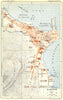 CORSE-DU-SUD. Ajaccio Corsica 1926 old vintage map plan chart