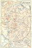 BELGIUM. Louvain 1929 old vintage map plan chart