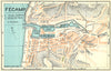 FRANCE. Fecamp 1932 old vintage map plan chart