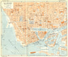 FRANCE. Le Havre 1932 old vintage map plan chart