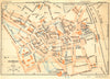 FRANCE. Evreux 1932 old vintage map plan chart