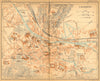 FRENCH ALPS. SAVOIE. Chambery. Alpes Françaises 1926 old vintage map chart