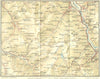 SWITZERLAND. Morgins-Champery-Sixt-Martigny 1923 old antique map plan chart