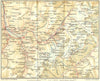 HAUTES-ALPES. Chamonix and Mont Blanc 1923 old antique vintage map plan chart