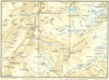 SWITZERLAND. Environs of Kandersteg 1923 old antique vintage map plan chart