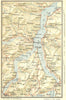 ITALY. Lake of Como 1923 old antique vintage map plan chart
