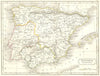SPAIN. Hispania Antiqua 1847 old antique vintage map plan chart