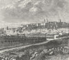 ITALY. Cagliari, from pass of Boneria c1885 old antique vintage print picture