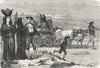 HAUTES-PYRÉNÉES. Peasants Valley of Ossun c1885 old antique print picture
