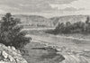 FRANCE. Verdon at Quinson c1885 old antique vintage print picture