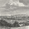 SWITZERLAND. Berne c1885 old antique vintage print picture