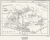 HUNGARY. Vineyards wine districts of, sketch map c1885 old antique chart