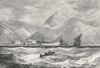 RUSSIA. Ayan, Sea of Okhotsk c1885 old antique vintage print picture