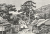JAPAN. Odowara, from Tokaido c1885 old antique vintage print picture