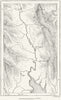 BURMA. Lower Sittang Valley, sketch map c1885 old antique plan chart