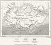 SINGAPORE. Island, sketch map c1885 old antique vintage plan chart