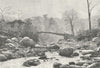 SIKKIM. Bridge Tributary Ranjit  c1885 old antique vintage print picture