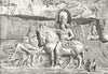 PERSEPOLIS. Valerian Sapor-Tombs Naksh-Rustem c1885 old antique print picture