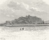 TURKEY. Town & Citadel of Van c1885 old antique vintage print picture