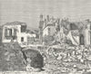 TURKEY. Chio-view post Earthquake of 1881 c1885 old antique print picture