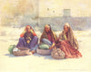 INDIA. Market women of Ajmer 1905 old antique vintage print picture