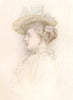 KATE GREENAWAY. A Lady 1905 old antique vintage print picture