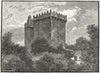 IRELAND. Blarney Castle 1888 old antique vintage print picture