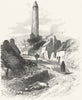 IRELAND. Killala 1888 old antique vintage print picture