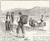 IRELAND. Donegal Peasants 1888 old antique vintage print picture