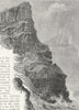 ULSTER. Pleaskin Head, Giant's Causeway 1888 old antique vintage print picture