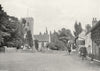 SURREY. Shepperton Church; King's Head pub 1897 old antique print picture