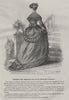 FASHION. Elegant Parisian ladies 1869 old antique vintage print picture