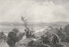 Valley of the Connecticut (from Mount Holyoke), Massachusetts. WH BARTLETT 1840