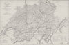 SWITZERLAND. Showing battles & dates castles towns cantons viewpoints 1836 map