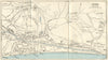 HYTHE vintage town/city plan. Kent. WARD LOCK c1960 old vintage map chart