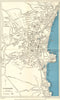 PAIGNTON vintage town/city plan. Devon. WARD LOCK c1963 old vintage map chart