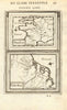 FRANCE & BENELUX. 'Païs-Bas' orientated west. MALLET 1683 old antique map