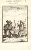 RUSSIAN ARCTIC. 'Samoyedes'. Samoyedic people. Snow shoes. Bows. MALLET 1683